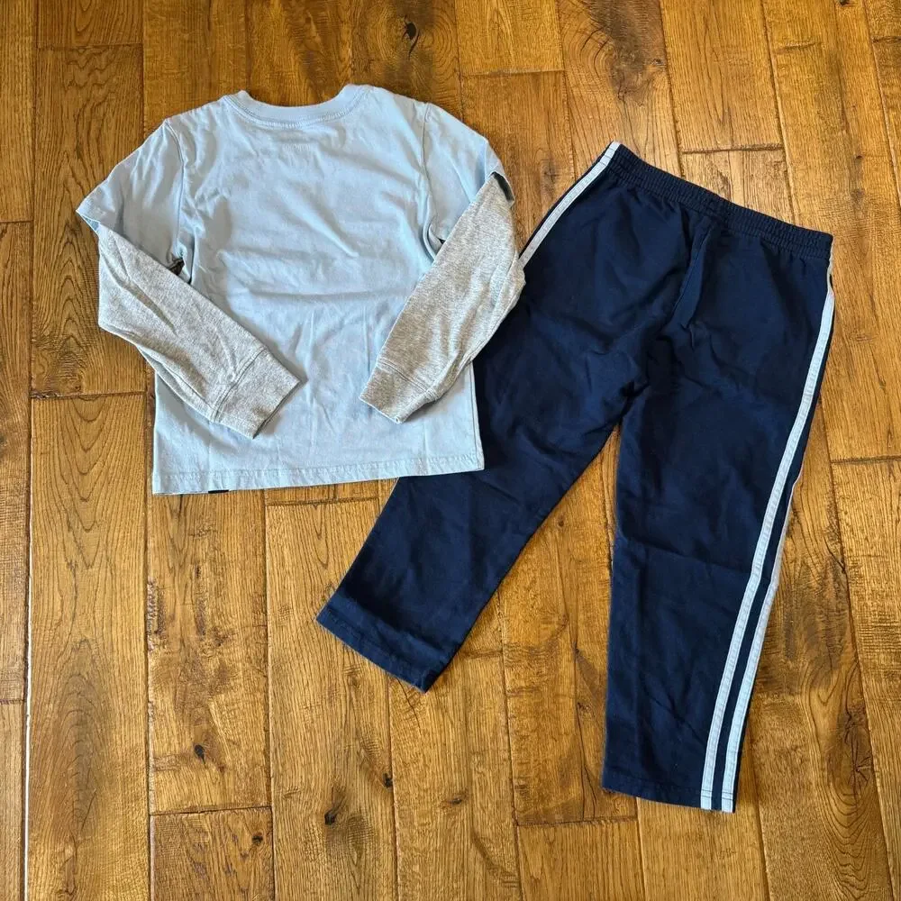 Lot of 7 Boys Winter Clothing Sz 6 Nike, Adidas, Hoodie, Sweat Set Athletic - Picture 5 of 9